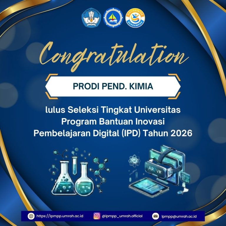 Pendidikan Kimia UMRAH Lolos Seleksi Program Bantuan Inovasi Pembelajaran Digital 2026 Tingkat Universitas